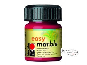 Mramorovací barva easy marble 15ml 031 červená třešňová
