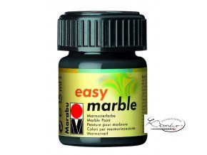 Mramorovací barva easy marble 15ml 073 černá