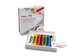 Fabric fun Voskovky na textil 7 odstínů