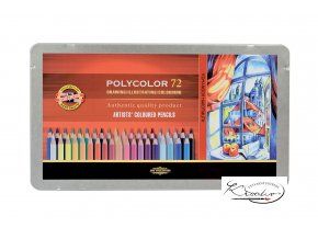 POLYCOLOR Souprava uměleckých pastelek 72