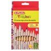 Pastelky trojhranné silné Trilino 12ks